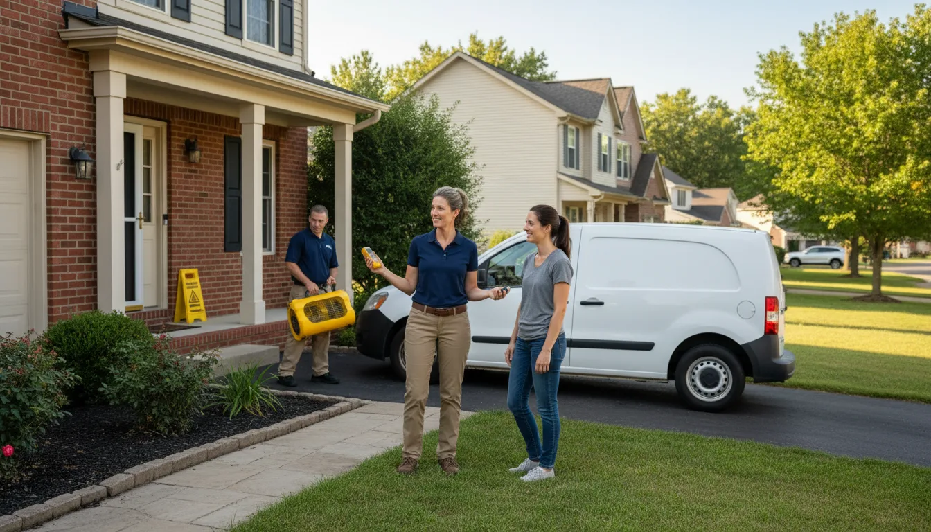 Residential water damage restoration in Gettysburg, PA